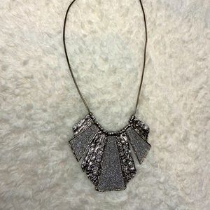 Elegant Silver Statement Necklace